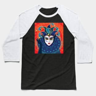 Venetian Mask Design Baseball T-Shirt